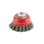 Щетка для УШМ 75 мм М14, чашка, двухрядная, проволока 0,35 мм, фото , изображение 2 | SNABZHENIE.com.ua