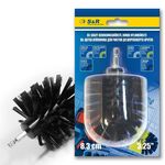 Щетка нейлоновая черная S&R 83 мм круглая, фото  | SNABZHENIE.com.ua