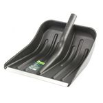 Пластиковая лопата для снега 360x405 мм, без черенка, Сибртех, фото  | SNABZHENIE.com.ua