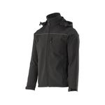 Куртка SOFTSHELL YATO L, черная, капюшон, 3 кармана, полиэстер, спандекс, фото  | SNABZHENIE.com.ua