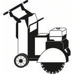 Алмазний відрізний круг 350 мм x 25 мм, ECO для універсального BOSCH (2608615035), фото , зображення 6 | SNABZHENIE.com.ua