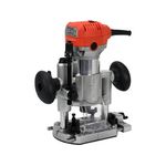 Фрезер ручной по кромке YATO 710 Вт, цанга 6/8 мм, ход 20 мм, наклон 45°, фото  | SNABZHENIE.com.ua