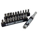 Набір інструментів : тримач з магнітним тримачем l= 60 мм. для викруткових насадок l= 25 мм. 21 шт., фото  | SNABZHENIE.com.ua