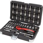 Набор инструментов MATRIX 1/4, 47 предметов в кейсе (13550M), фото , изображение 2 | SNABZHENIE.com.ua