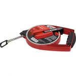 Рулетка геодезическая 50 м х 12,5 мм, закрытый корпус MATRIX, фото , изображение 2 | SNABZHENIE.com.ua