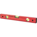 Уровень 2000 мм алюминиевый, 3 глазка, красный, MATRIX, фото , изображение 2 | SNABZHENIE.com.ua