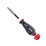 Отвертка с магнитным держателем 1/4 и магазином для бит FELO, фото  | SNABZHENIE.com.ua