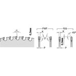 Пила 216 х 30 мм, Z 56 для сухого різу нержавіючої сталі CMT (226.556.09M), фото , зображення 2 | SNABZHENIE.com.ua