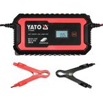 Зарядное устройство сетевое с LCD дисплеем 230В YATO для 6V-12V АКБ, фото  | SNABZHENIE.com.ua