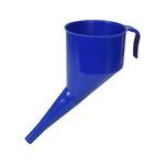 Лійка зі ситом синя VOREL : висота- 160 мм, зовн. і вн. діаметр- 130x120 мм, довжина- 144мм [70/280], фото  | SNABZHENIE.com.ua