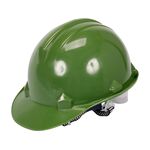 Каска VOREL защитная зелёная из HDPE для головы, фото  | SNABZHENIE.com.ua