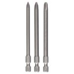 Набор бит для закручивания, 3 шт., Extra-Hart PH1; PH2; PH3; 89 мм BOSCH, фото  | SNABZHENIE.com.ua