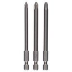 Набор бит для закручивания Extra-Hart PH1; PH2; PH3 (3 шт.) 152 мм BOSCH, фото  | SNABZHENIE.com.ua