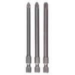 Набор бит для загвинчивания 3 шт. Extra-Hart PZ1; PZ2; PZ3, 89 мм, фото  | SNABZHENIE.com.ua