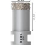 Алмазные сверла Dry Speed для керам. 27 x 35 мм BOSCH, фото  | SNABZHENIE.com.ua