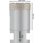 Алмазные сверла для сухого сверления BOSCH 32 x 35 мм, фото  | SNABZHENIE.com.ua