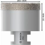 Алмазные сверла для сухого сверления BOSCH 57 x 35 мм, фото  | SNABZHENIE.com.ua