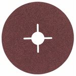Шліфувальний круг на фібровій основі R444, Expert for Metal, діаметр 125 мм, зернистість 60 BOSCH, фото  | SNABZHENIE.com.ua