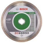 Алмазний відрізний круг 180 x 22,23 мм для різки керамічної плитки Standard for Ceramic BOSCH (2608602204), фото  | SNABZHENIE.com.ua