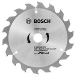 Пильний диск 160 x 20 мм (з кільцем 16 мм), 18 T по дереву ECO Wood BOSCH (2608644372), фото  | SNABZHENIE.com.ua