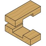 Фреза пазовая короткая HM 16x20x57,2 мм, хвостовик 6 мм CMT, фото , изображение 4 | SNABZHENIE.com.ua