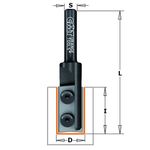 Фреза пазовая HM 16 x 28,3 x 87 мм, хвостовик 12,7 мм CMT, фото  | SNABZHENIE.com.ua