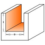 Фреза пазовая короткая HM 16x20x57,2 мм, хвостовик 6 мм CMT, фото , изображение 11 | SNABZHENIE.com.ua