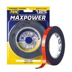 MAXPOWER OUTDOOR - 12мм х 5м - чорна двостороння стрічка HPX (скотч) для екстремальних навантажень, фото  | SNABZHENIE.com.ua