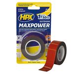MAXPOWER OUTDOOR - 25мм х 1,5м - чорна двостороння стрічка HPX (скотч) для екстремальних навантажень, фото  | SNABZHENIE.com.ua