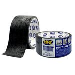 Армована клейка стрічка HPX Duct Tape Universal 1900 - 48мм х 10м, сантехнічний скотч, чорна, фото  | SNABZHENIE.com.ua