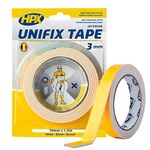 Монтажная лента UNIFIX HPX 19 мм х 1,5 м, белая, 3 мм, для фиксации, фото  | SNABZHENIE.com.ua