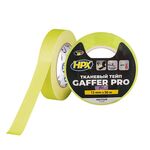 FLUO GAFFER PRO - жовтий, 12мм х 50м - флуоресцентний матовий тейп HPX, фото  | SNABZHENIE.com.ua