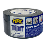Армированная клейкая лента HPX Duct Tape Universal 1900, черная 48мм х 50м, фото , изображение 4 | SNABZHENIE.com.ua