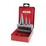 Ступенчатые сверла HSS RUKO 0/9,1,2 с тремя кромками (101326R), фото  | SNABZHENIE.com.ua