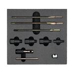 Набор для чистки свечных резьб YATO M8, M10, M12, 10 элем., фото  | SNABZHENIE.com.ua