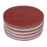 Круг шлифовальный YATO 150мм, Р120, 8 отв, 50шт, для YT-82206, -82207, фото  | SNABZHENIE.com.ua