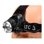 Налобный светодиодный фонарь, 3 режима, 4 х AA батареи YATO, фото  | SNABZHENIE.com.ua