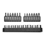 Отвертка Т-образная INTERTOOL HT-0422 с 25 насадками, фото , изображение 3 | SNABZHENIE.com.ua