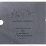 Диск пильный Ita Tools D=450 F=60 Z=72 K/P=4,8/3,5 TP PH: 2/14/125, фото , изображение 2 | SNABZHENIE.com.ua