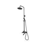 Душовий комплект RETRO BLACK 1 FALA: 2 функції, регульована висота 95-130 см, фото  | SNABZHENIE.com.ua