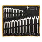 Ключи ріжково-накидні VOREL Cr-V на плахті, M 6-32 мм, набір 25 шт., фото  | SNABZHENIE.com.ua