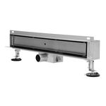 Трап стеновой сливной из нержавеющей стали BRICK FALA 50х4х5 см, фото  | SNABZHENIE.com.ua