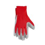 Перчатки трикотажные бесшовные MASTERTOOL, нитриловое покрытие, 10, красно-серые, фото , изображение 2 | SNABZHENIE.com.ua