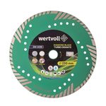 Диск алмазный WERTVOLL TURBO GRANITE 230х3 мм, 24% высота алмазного слоя, фото  | SNABZHENIE.com.ua