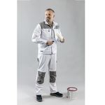 Рабочая куртка HOEGERT SALM, белая, фото , изображение 3 | SNABZHENIE.com.ua