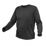 Хлопковая футболка с длинным рукавом HOEGERT ILM, графитовая, фото  | SNABZHENIE.com.ua