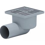 Трап ANIplast 50 мм, горизонтальный выпуск, решетка 10х10 см TQ5102EU, фото  | SNABZHENIE.com.ua