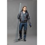 Брюки джинсовые HOEGERT EMS, синие, фото , изображение 6 | SNABZHENIE.com.ua