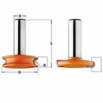 Фреза концевая для жалюзи 38x48,1мм, хвостовик 12,7мм CMT, фото  | SNABZHENIE.com.ua