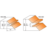 Фреза углового сращивания 70 x 31,7 x 69,9 мм, хвостовик 12 мм CMT, фото , изображение 4 | SNABZHENIE.com.ua